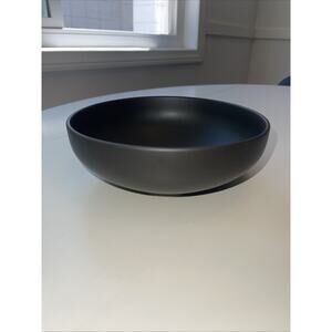 Furio Worldview Black Onyx 7” Salad Plate Bowl Thailand - INCLUDES 2 BOWLS